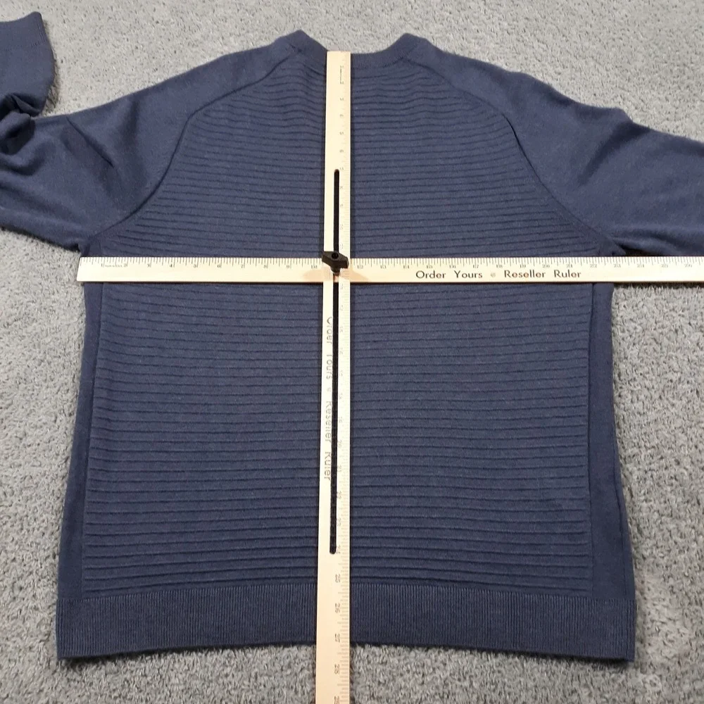 Tommy Bahama Sweater Pullover Mens Medium Crew Neck‎ Cotton Coolmax IslandZone